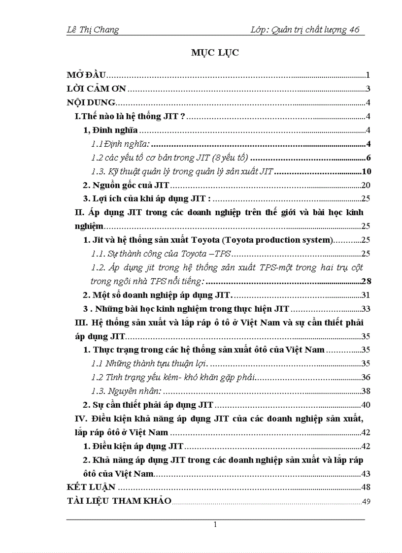 image for page Điều kiện khả năng áp dụng hệ thống JIT just in time trong các doanh nghiệp sản xuất và lắp ráp ô tô Việt Nam