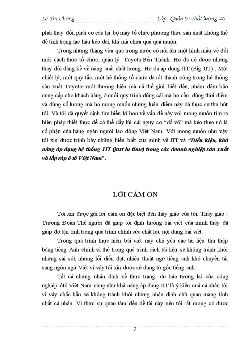 image for page Điều kiện khả năng áp dụng hệ thống JIT just in time trong các doanh nghiệp sản xuất và lắp ráp ô tô Việt Nam