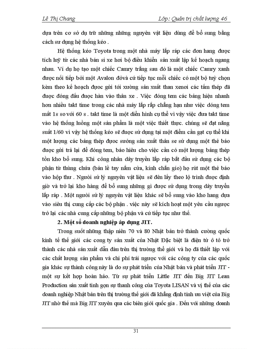 image for page Điều kiện khả năng áp dụng hệ thống JIT just in time trong các doanh nghiệp sản xuất và lắp ráp ô tô Việt Nam