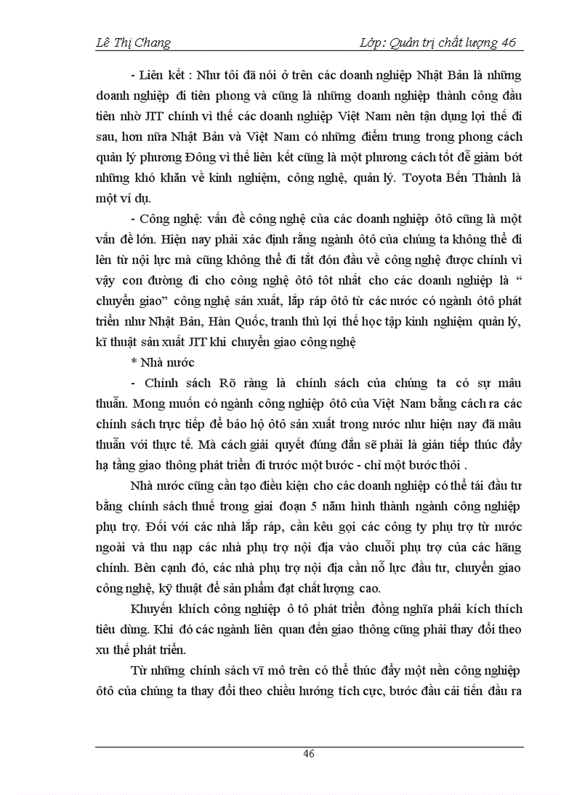 image for page Điều kiện khả năng áp dụng hệ thống JIT just in time trong các doanh nghiệp sản xuất và lắp ráp ô tô Việt Nam