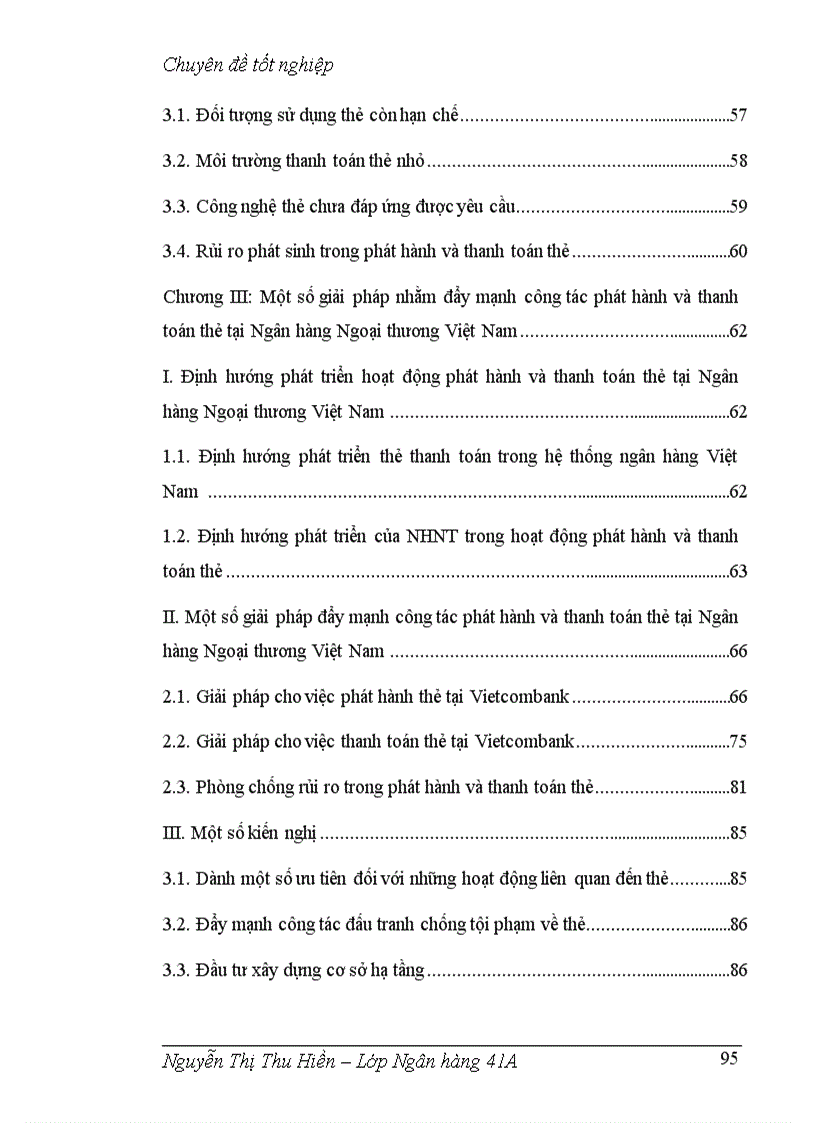 image for page Một số giải pháp nhằm thúc đẩy việc phát hành và thanh toán thẻ tại Ngân hàng Ngoại thương Việt Nam chi nhánh Tp Hồ Chí Minh