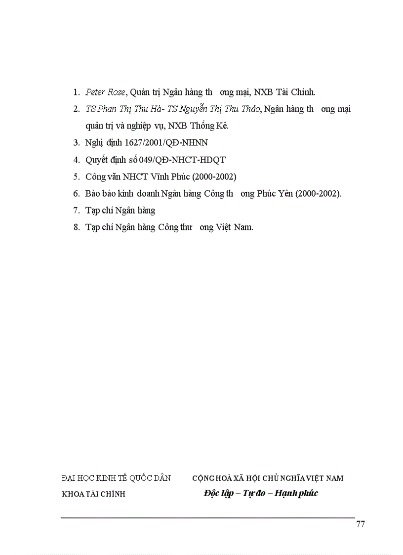 image for page Một số giải pháp nâng cao chất lượng tín dụng trung dài hạn tại Ngân hàng Công thương Sài Gòn