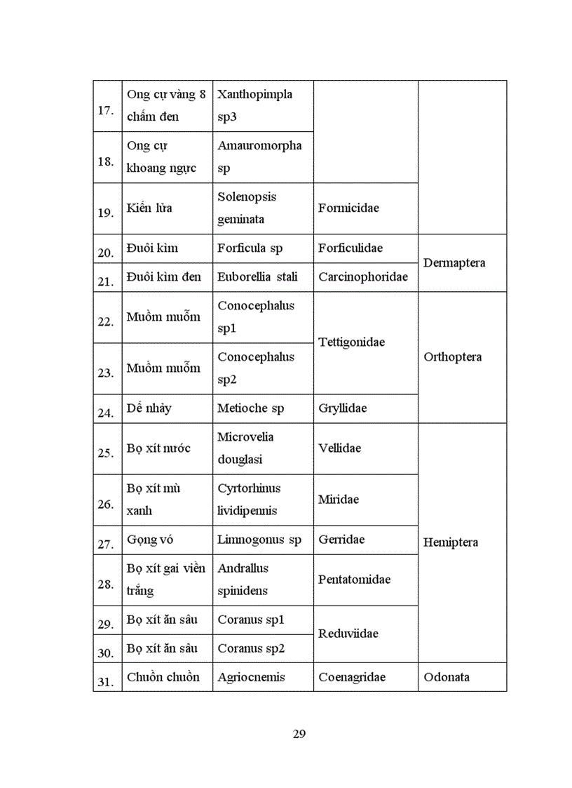 image for page Điều tra thành phần loài sâu hại và thiên địch của chúng trên ruộng lúa tỉnh bình định