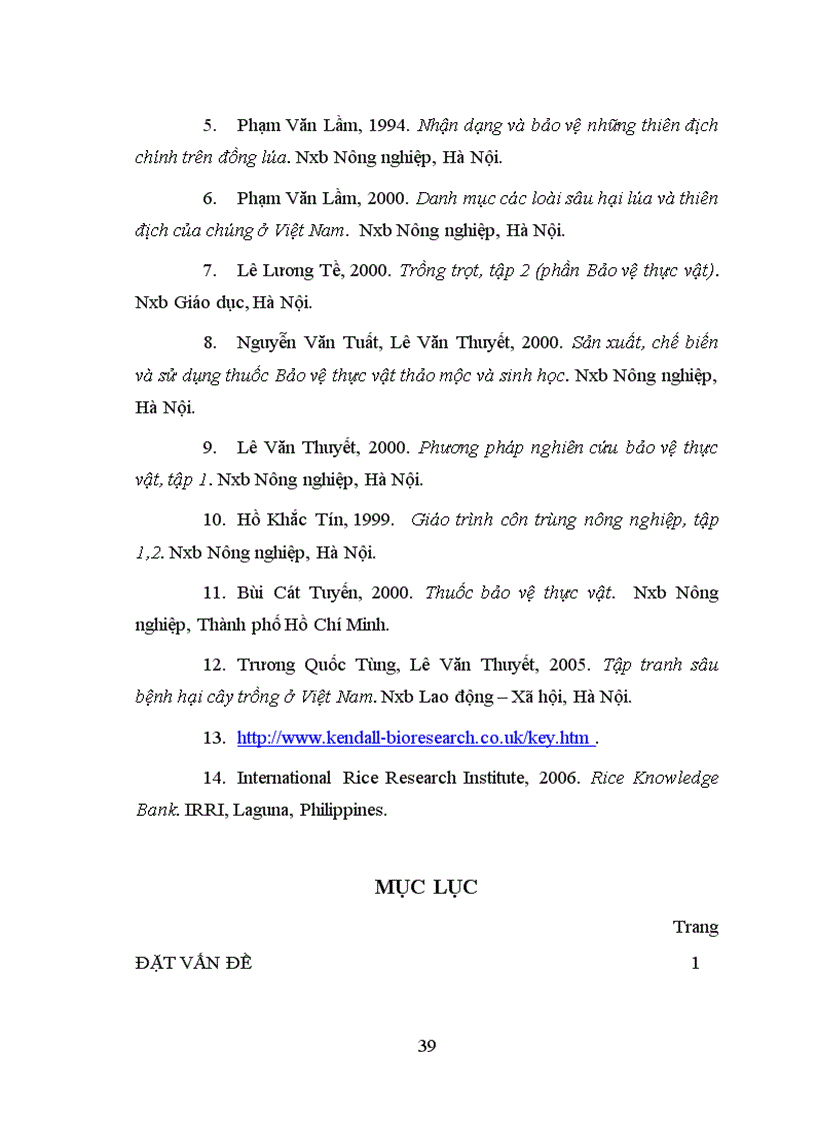 image for page Điều tra thành phần loài sâu hại và thiên địch của chúng trên ruộng lúa tỉnh bình định