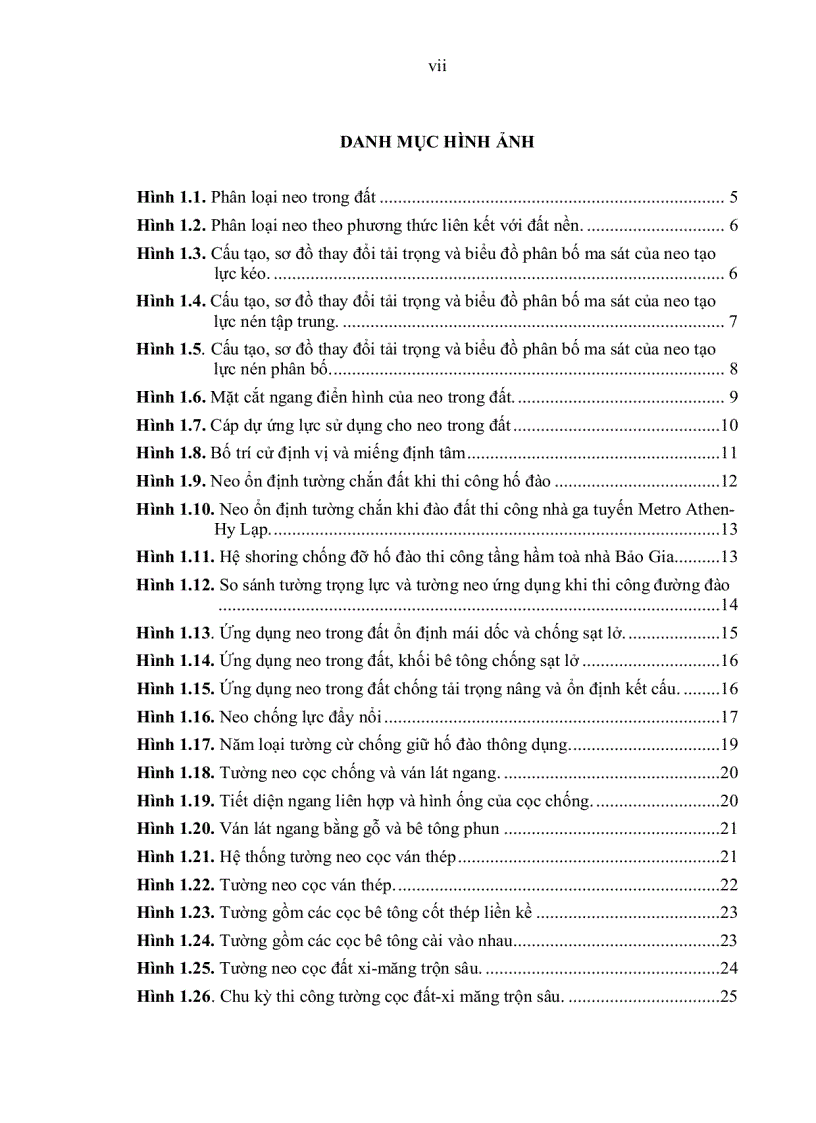 image for page Nghiên cứu khoảng cách bố trí hơp lý của neo trong đất cho hệ thống tường chắn