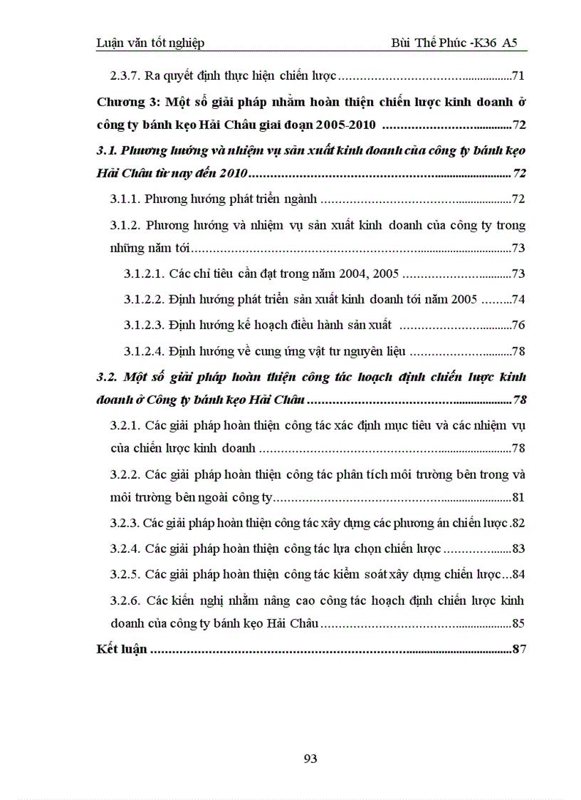 image for page Hoa n thiê n công ta c hoa ch đi nh chiê n lươ c kinh doanh ta i công ty ba nh ke o Ha i Châu