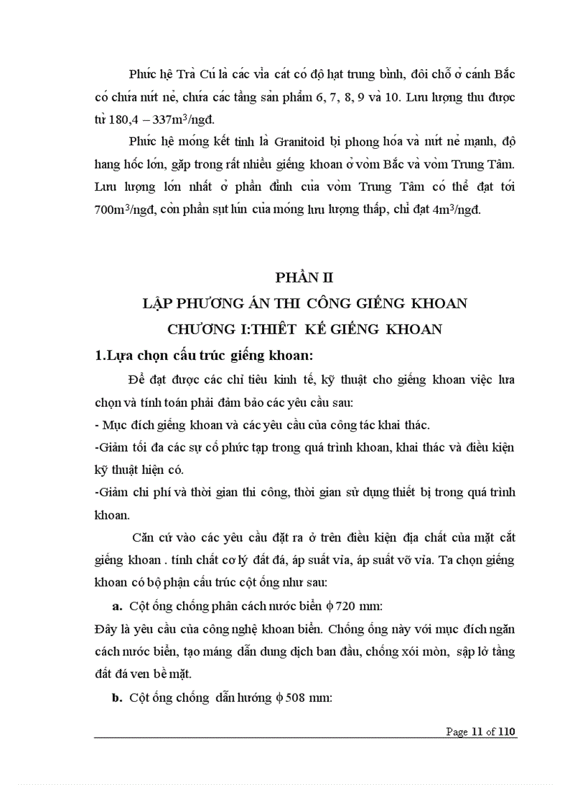 image for page Thiết kế giếng khoan dầu khí dành cho sinh viên khóa 51 ĐH mỏ địa chất