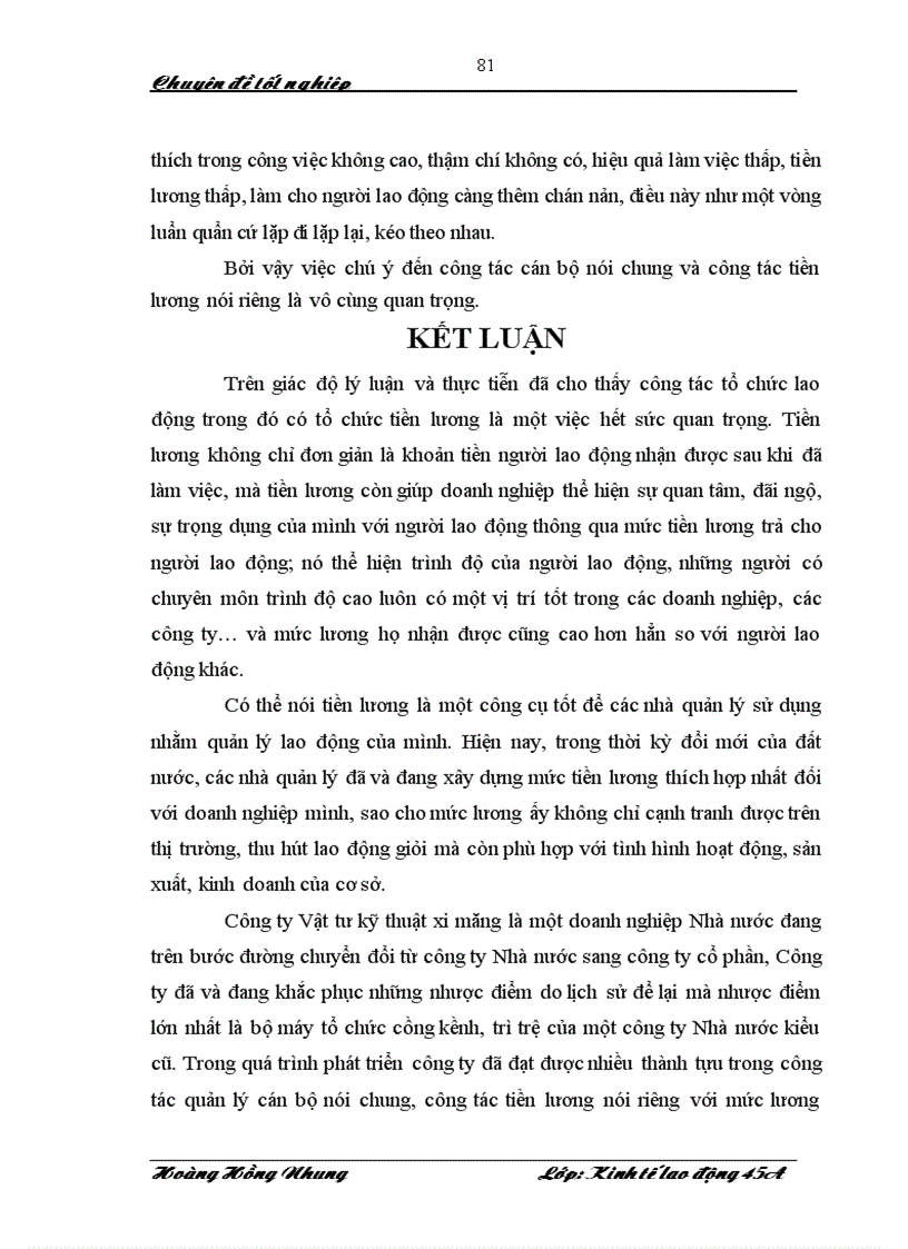image for page Một số vấn đề về thực trạng công tác trả lương tại công ty Vật tư kỹ thuật xi măng