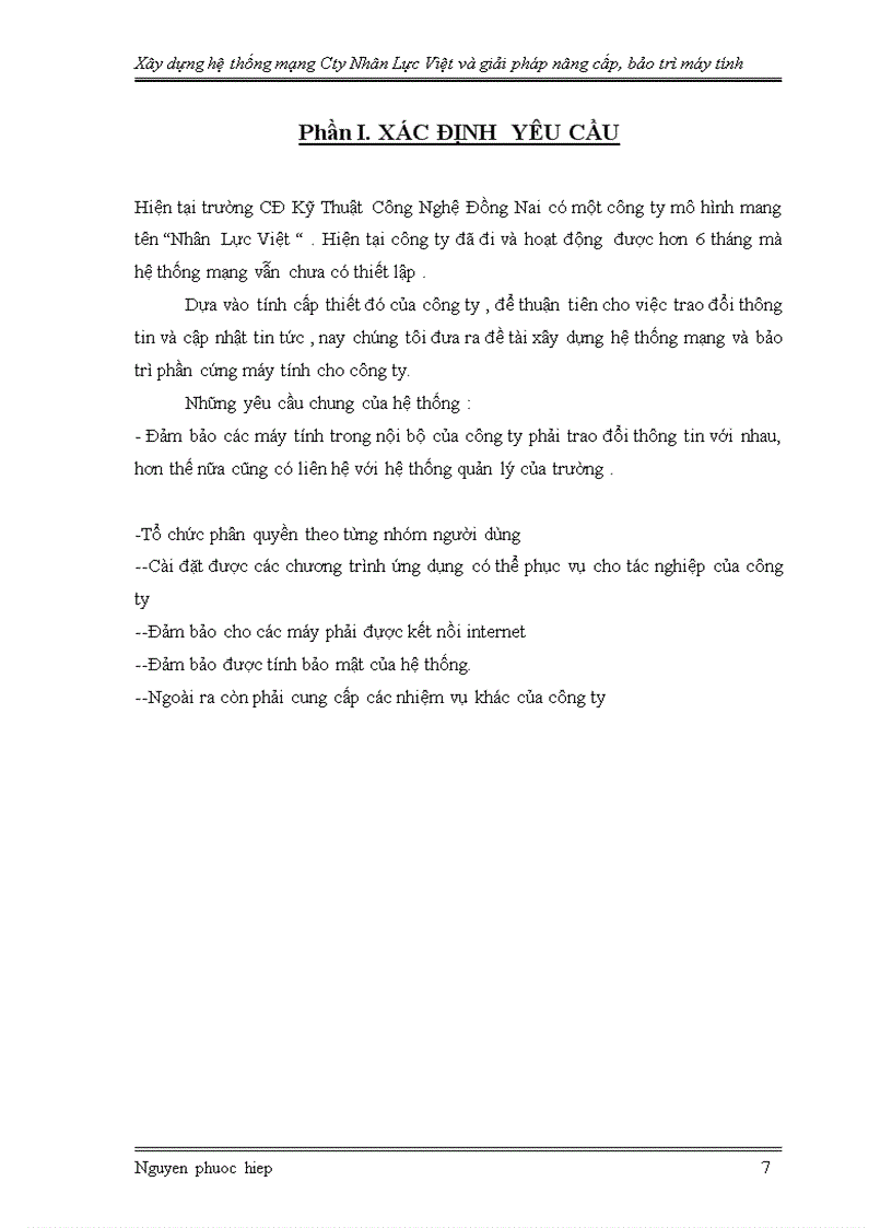 image for page Xây dựng hệ thống mạng công ty Nhân Lực Việt và giải pháp nâng cấp bảo trì máy tính