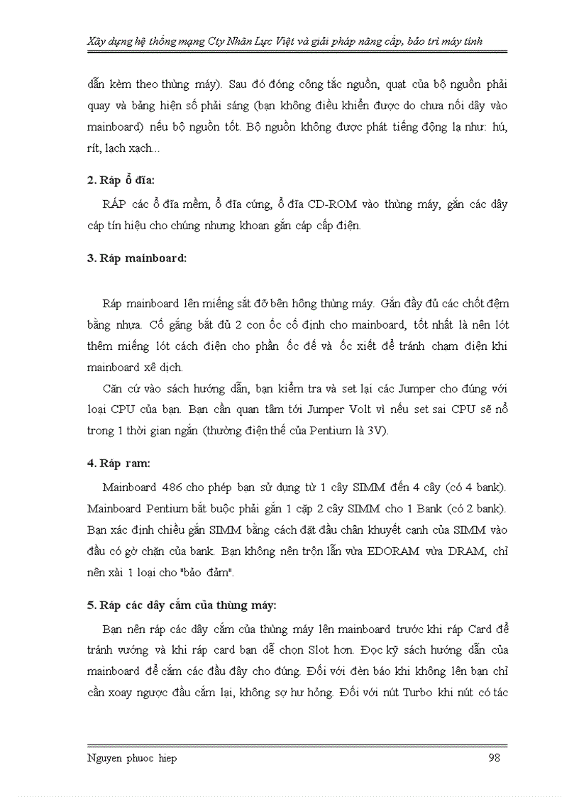 image for page Xây dựng hệ thống mạng công ty Nhân Lực Việt và giải pháp nâng cấp bảo trì máy tính