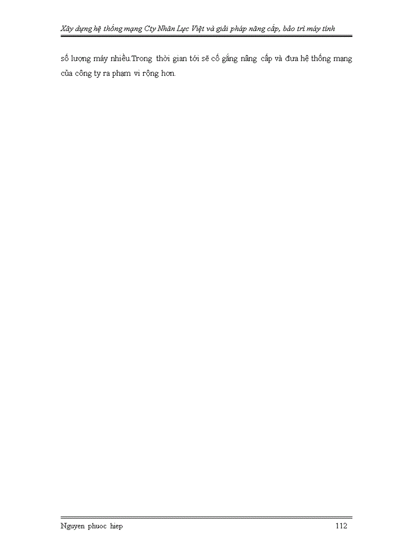 image for page Xây dựng hệ thống mạng công ty Nhân Lực Việt và giải pháp nâng cấp bảo trì máy tính