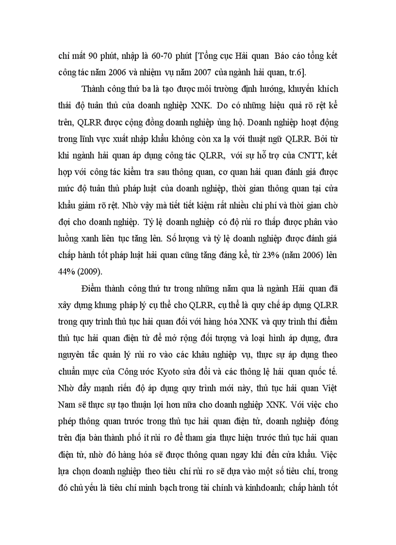 image for page Thực trạng áp dụng quản lý rủi ro trong quy trình thủ tục Hải quan đối với hàng hoá xuất nhập khẩu