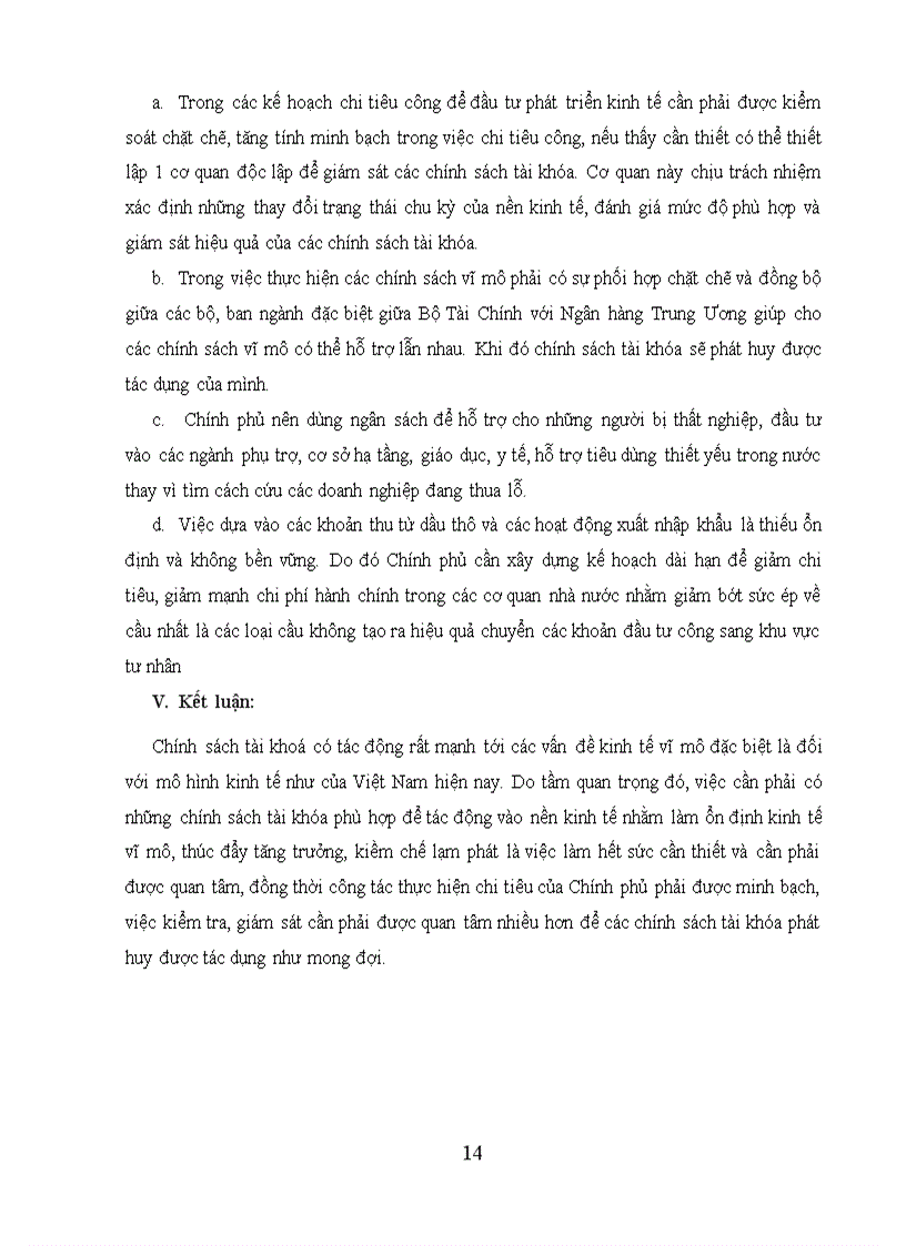 image for page Chính sách tài khóa việt nam trong giai đoạn từ năm 2006 đến nay