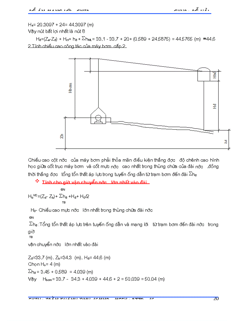 image for page Luận văn mạng lưới cấp thoát nước môi trường