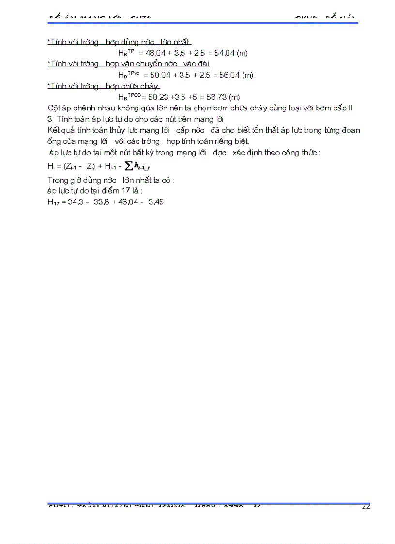 image for page Luận văn mạng lưới cấp thoát nước môi trường