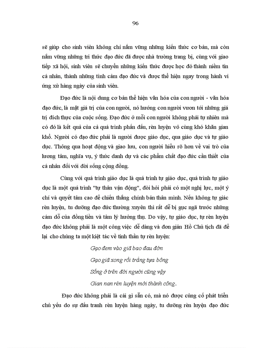 image for page Vấn đề giáo dục giá trị đạo đức truyền thống cho sinh viên Việt Nam hiện nay qua thực tế một số trường đại học và cao đẳng ở thành phố Hà Nội