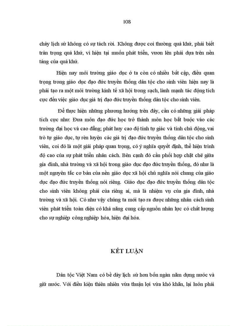 image for page Vấn đề giáo dục giá trị đạo đức truyền thống cho sinh viên Việt Nam hiện nay qua thực tế một số trường đại học và cao đẳng ở thành phố Hà Nội