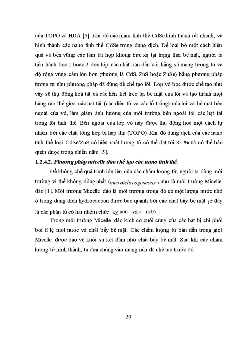 image for page Phổ hấp thụ và huỳnh quang của các nano tinh thể bán dẫn CdS và CdS ZnS chế tạo trong AOT