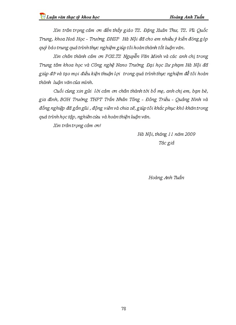 image for page Nghiên cứu chế tạo và một số tính chất quang của vật liệu nano bột và màng ZnS Ni