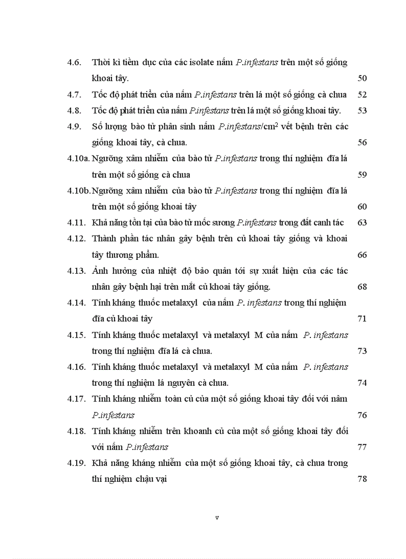 image for page Nghiên cứu nấm Phytophthora infestans gây bệnh mốc sương hại cà chua khoai tây vụ đông xuân năm 2008 2009 tại một số tỉnh phía Bắc Việt Nam
