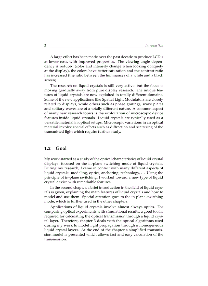 image for page Luận văn thạc sĩ tiếng Anh Liquid Crystal Devices with In Plane Director Rotation Chris Desimpel