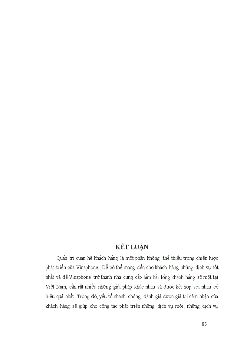 image for page Quản trị quan hệ khách hàng tại Trung tâm dịch vụ viễn thông CRM