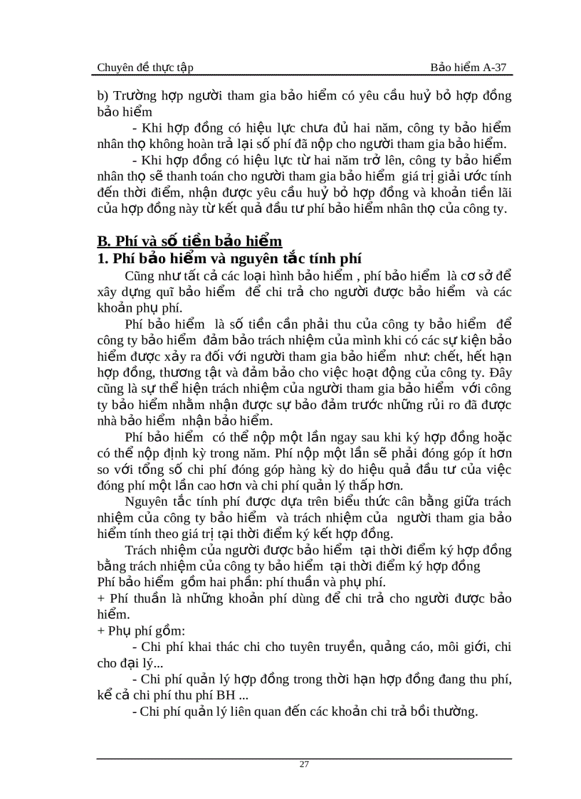 image for page Thực trạng và một số biện pháp phát triển nghiệp vụ này ở Công ty Bảo hiểm Nhân thọ