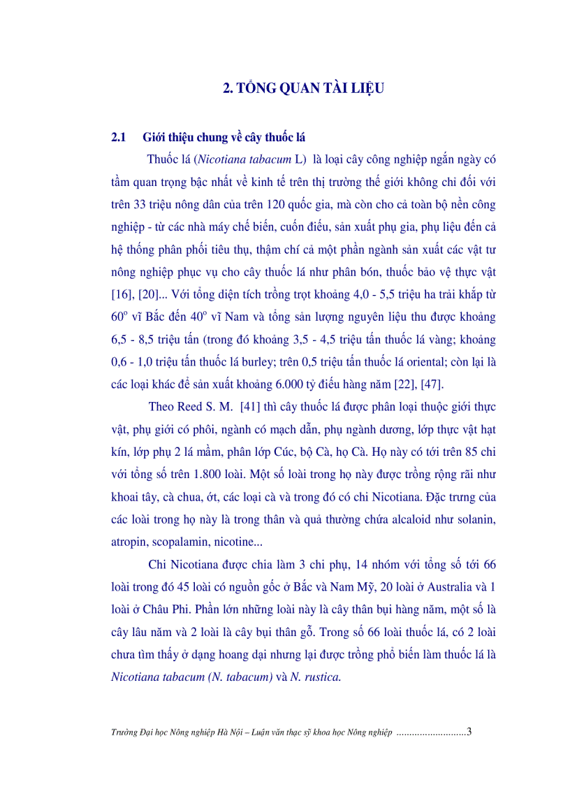 image for page Luận văn thạc sỹ nông nghiệp nghiên cứu tạo cây thuốc lá chuyên gen kháng sâu