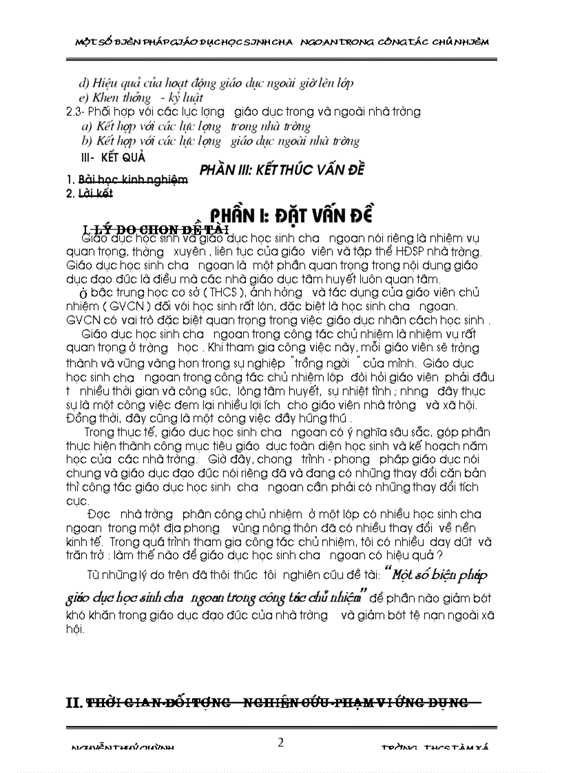 image for page SKKN Một số biện pháp giáo dục học sinh chưa ngoan trong công tác chủ nhiệm