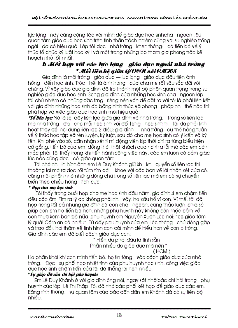 image for page SKKN Một số biện pháp giáo dục học sinh chưa ngoan trong công tác chủ nhiệm