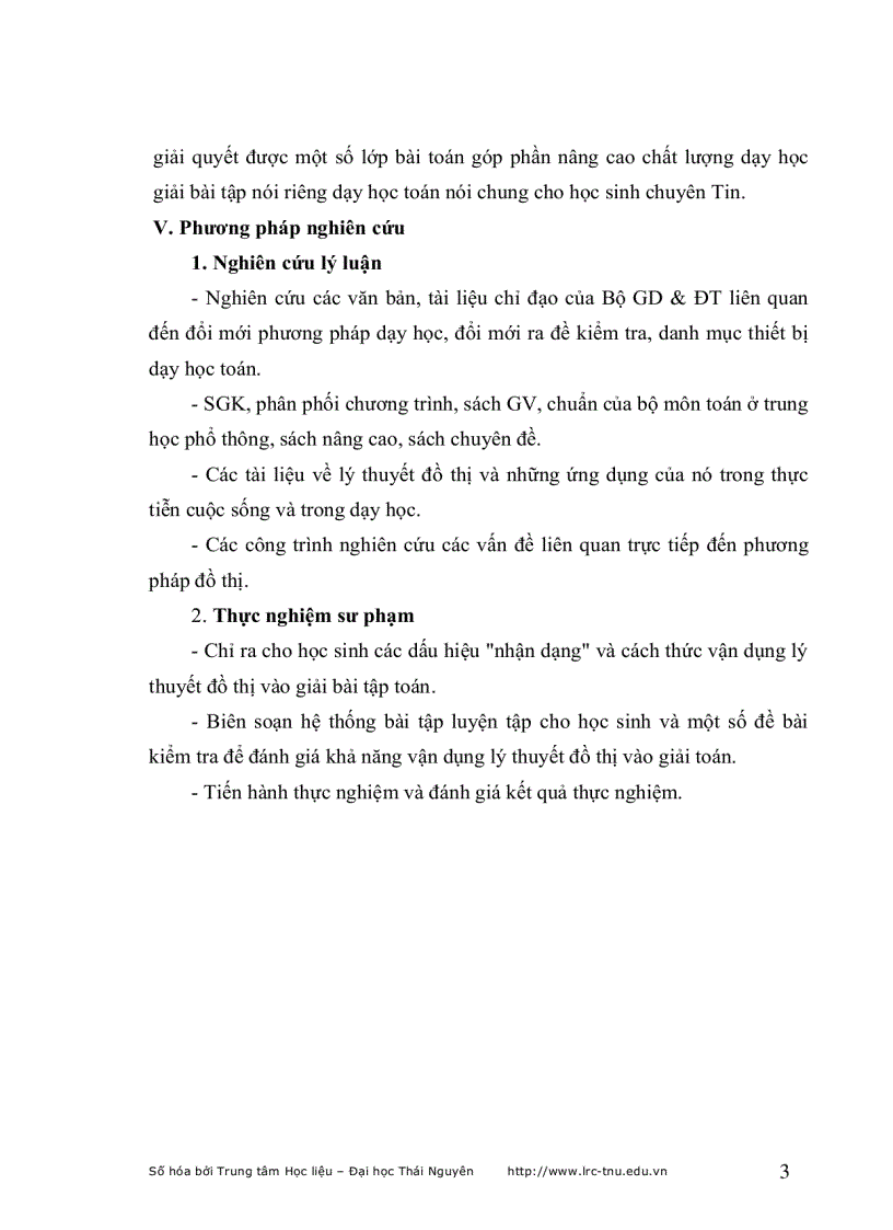 image for page Khai thác lý thuyết đồ thị trong dạy học toán ở trường THPT Chuyên