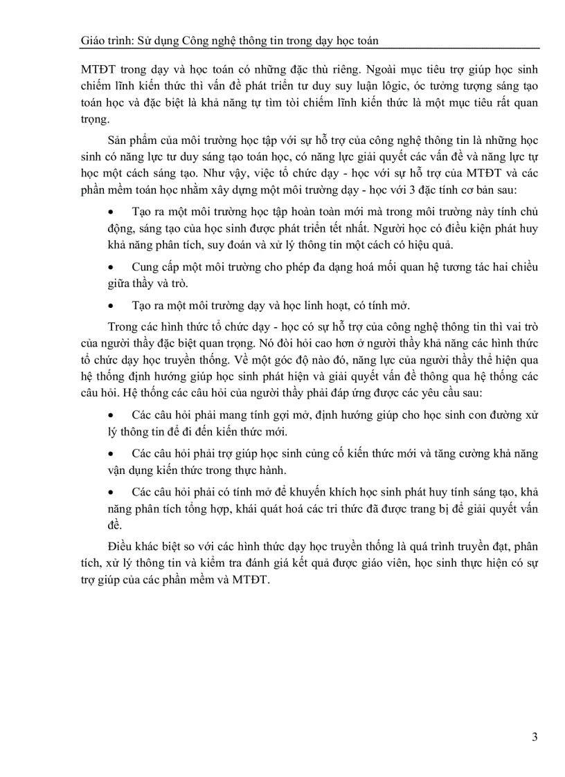 image for page Luận văn tốt nghiệp ứng dụng công nghệ thông tin trong dạy học toán
