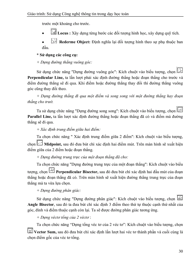 image for page Luận văn tốt nghiệp ứng dụng công nghệ thông tin trong dạy học toán