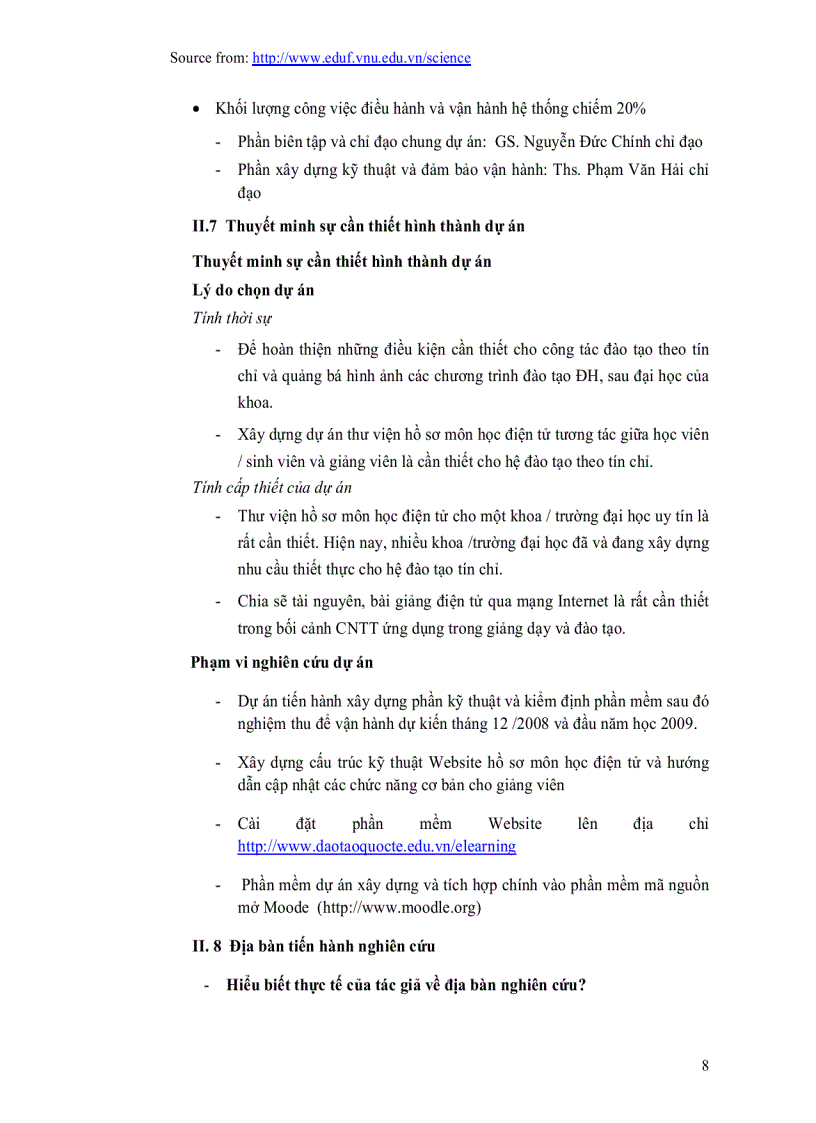 image for page Dự án xây dựng thư viện hồ sơ môn học điện tử trên mạng