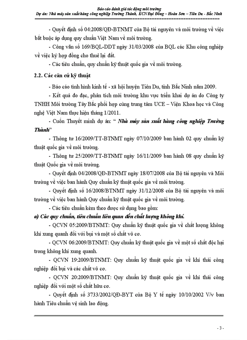 image for page Đánh giá tác động môi trường DTM của Nhà máy kẽm Trường Thành