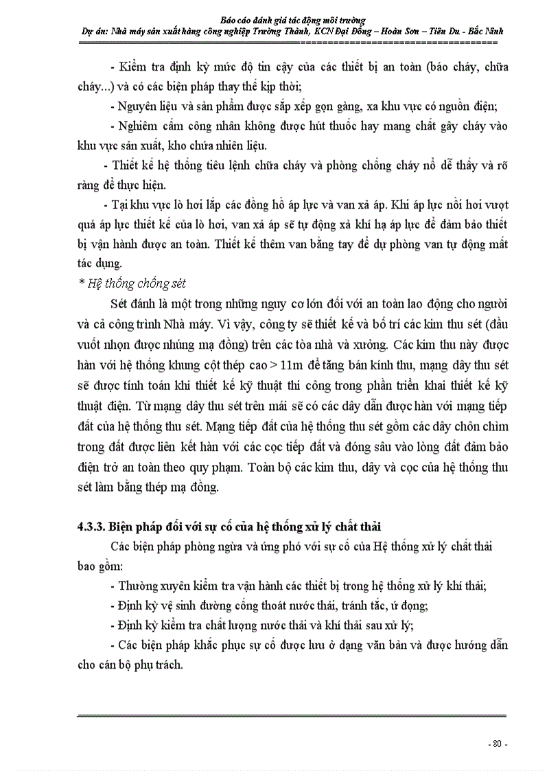 image for page Đánh giá tác động môi trường DTM của Nhà máy kẽm Trường Thành