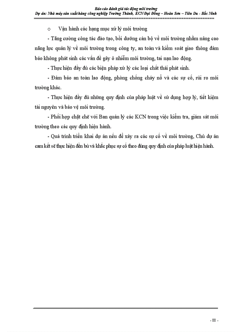 image for page Đánh giá tác động môi trường DTM của Nhà máy kẽm Trường Thành