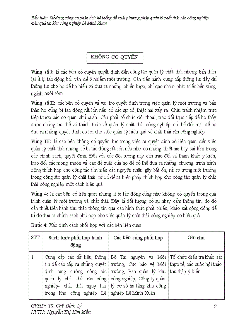 image for page Sử dụng công cụ phân tích hệ thống đề xuất phương pháp quản lý chất thải rắn công nghiệp hiệu quả tại khu công nghiệp lê minh xuân