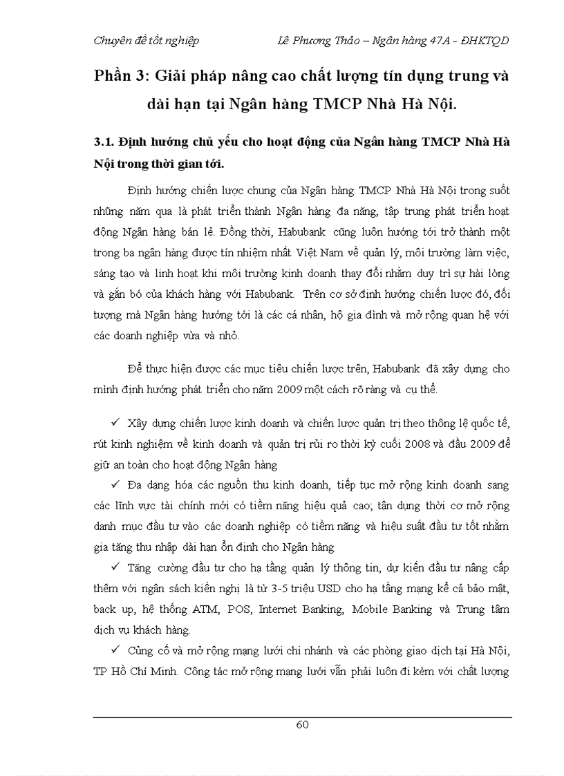 image for page Nâng cao chất lượng tín dụng trung và dài hạn tại Ngân hàng Thương Mại Cổ Phần Nhà Hà Nội