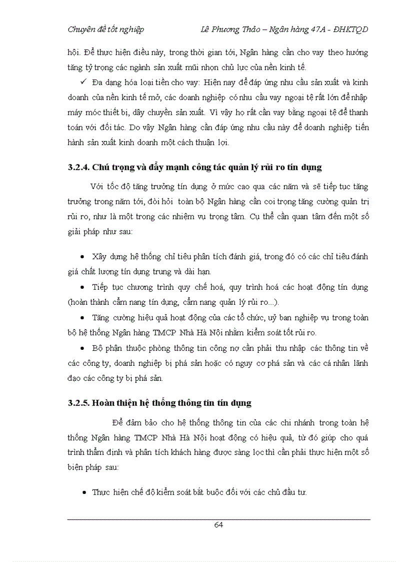 image for page Nâng cao chất lượng tín dụng trung và dài hạn tại Ngân hàng Thương Mại Cổ Phần Nhà Hà Nội