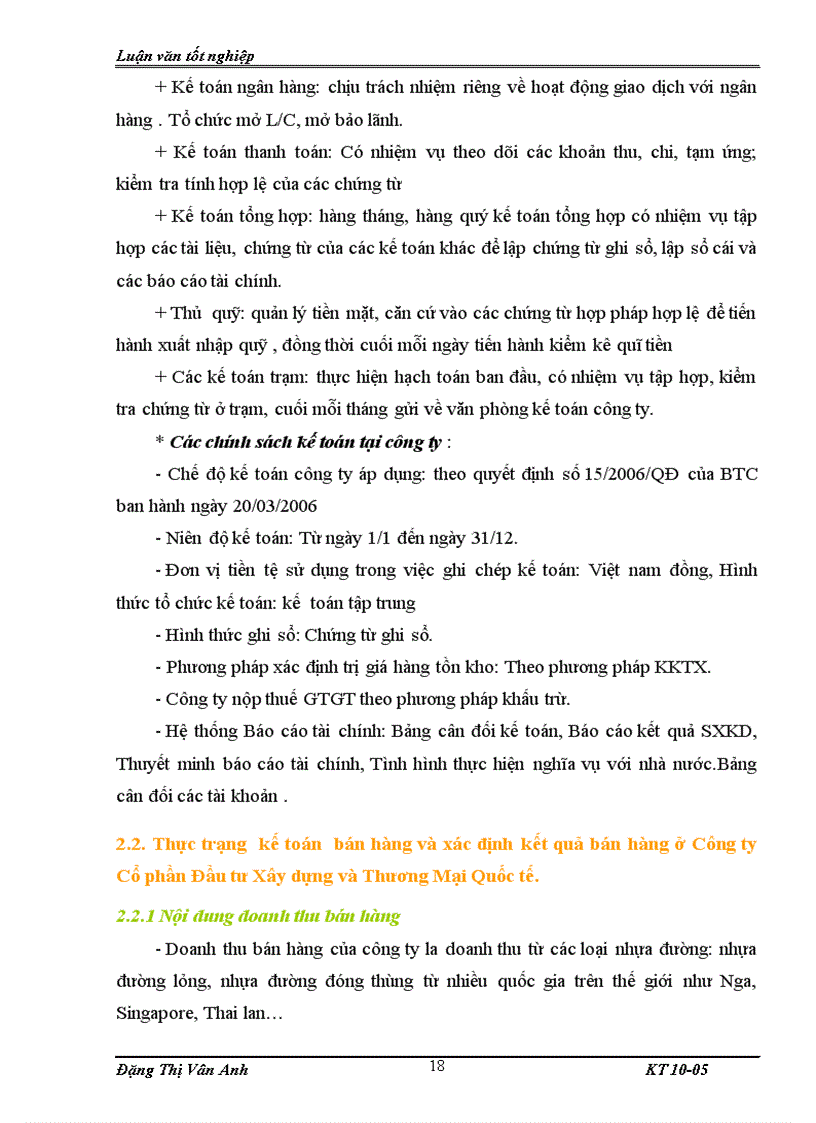 image for page Một số ý kiến nhằm hoàn thiện công tác kế toán bán hàng và xác định kết quả kinh doanh tại công ty cổ phần đầu tư xây dưng và thương mại quốc tế