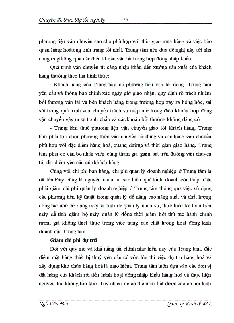 image for page Một số giải pháp về quản lý nhằm góp phần nâng cao hiệu quả hoạt động kinh doanh tại Trung tâm thương mại và xuất nhập khẩu thiết bị thuỷ
