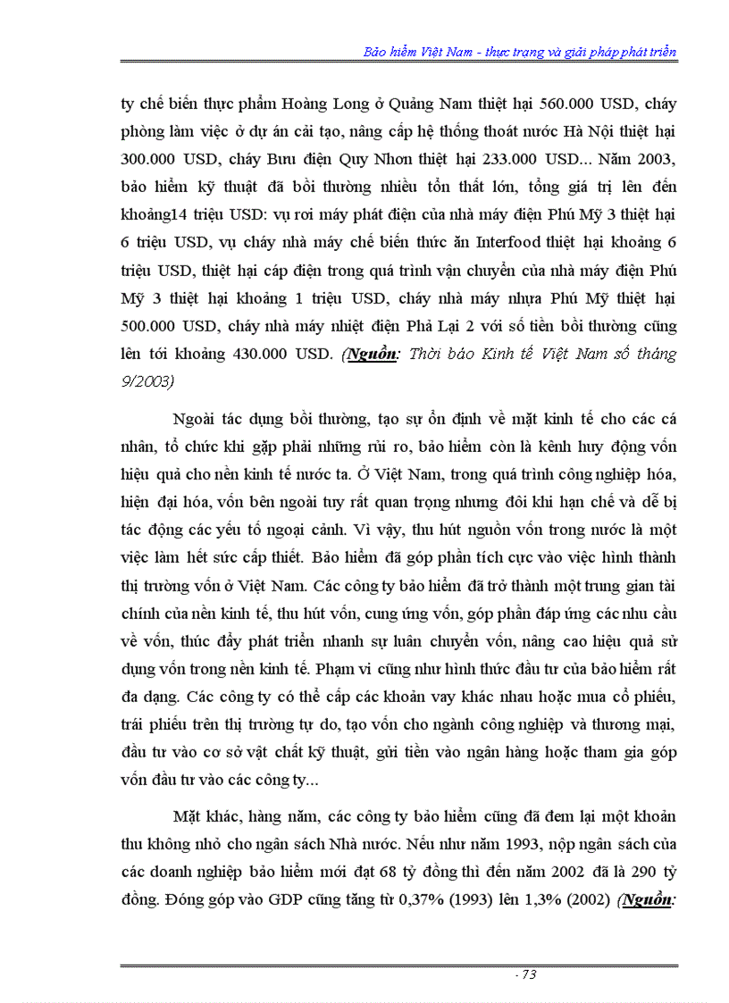 image for page Bảo hiểm Việt Nam thực trạng và giải pháp phát triển