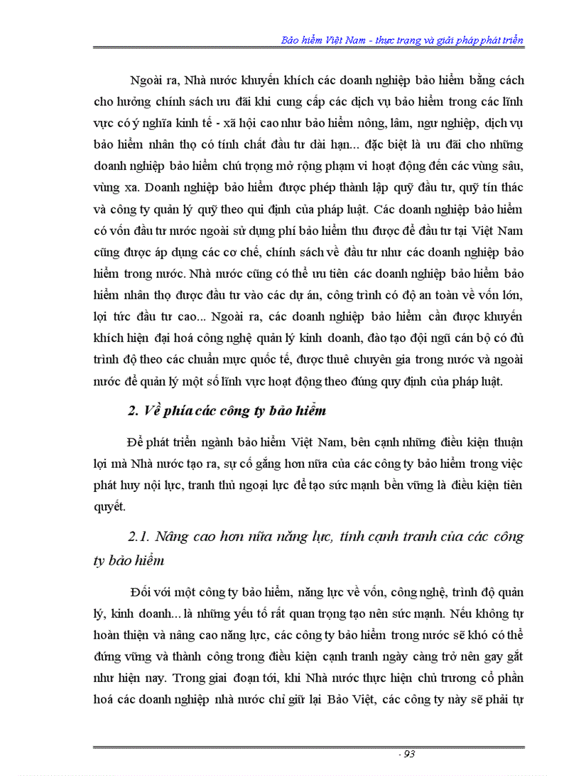 image for page Bảo hiểm Việt Nam thực trạng và giải pháp phát triển