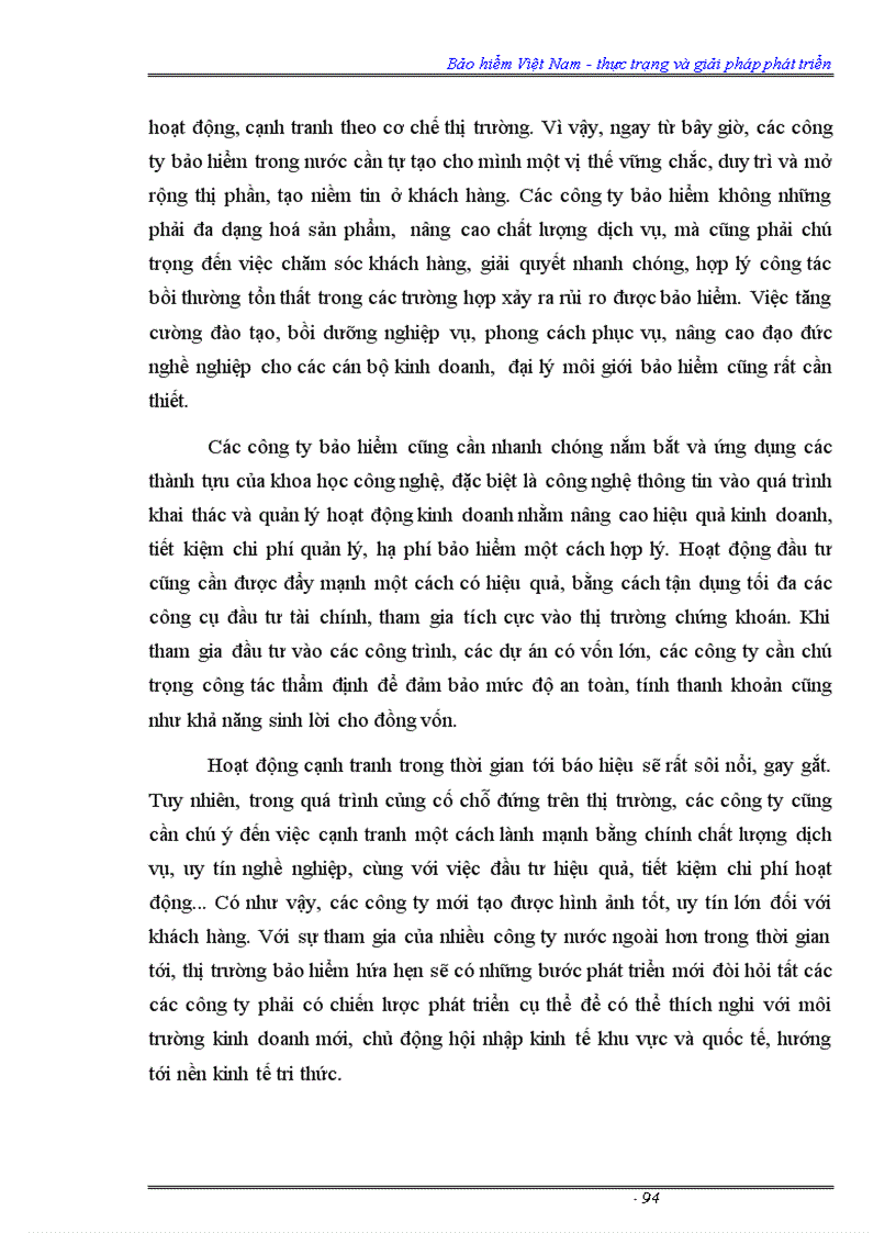 image for page Bảo hiểm Việt Nam thực trạng và giải pháp phát triển