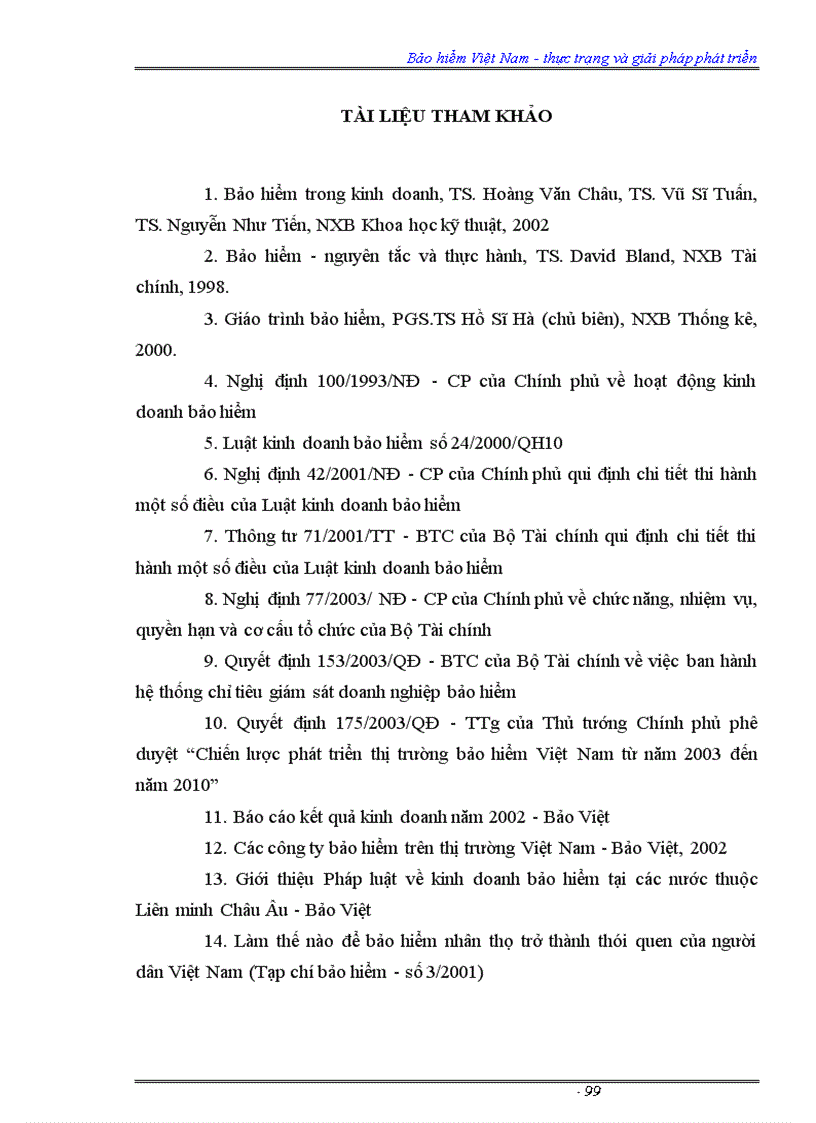image for page Bảo hiểm Việt Nam thực trạng và giải pháp phát triển