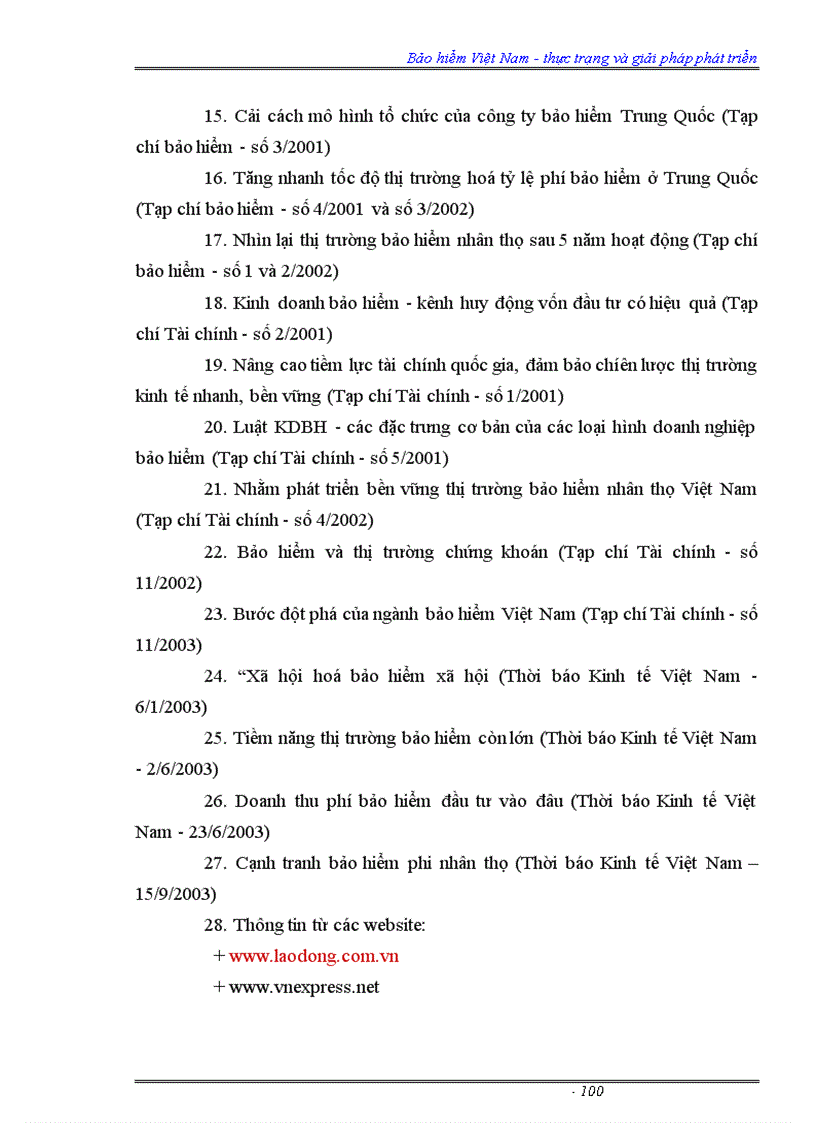 image for page Bảo hiểm Việt Nam thực trạng và giải pháp phát triển