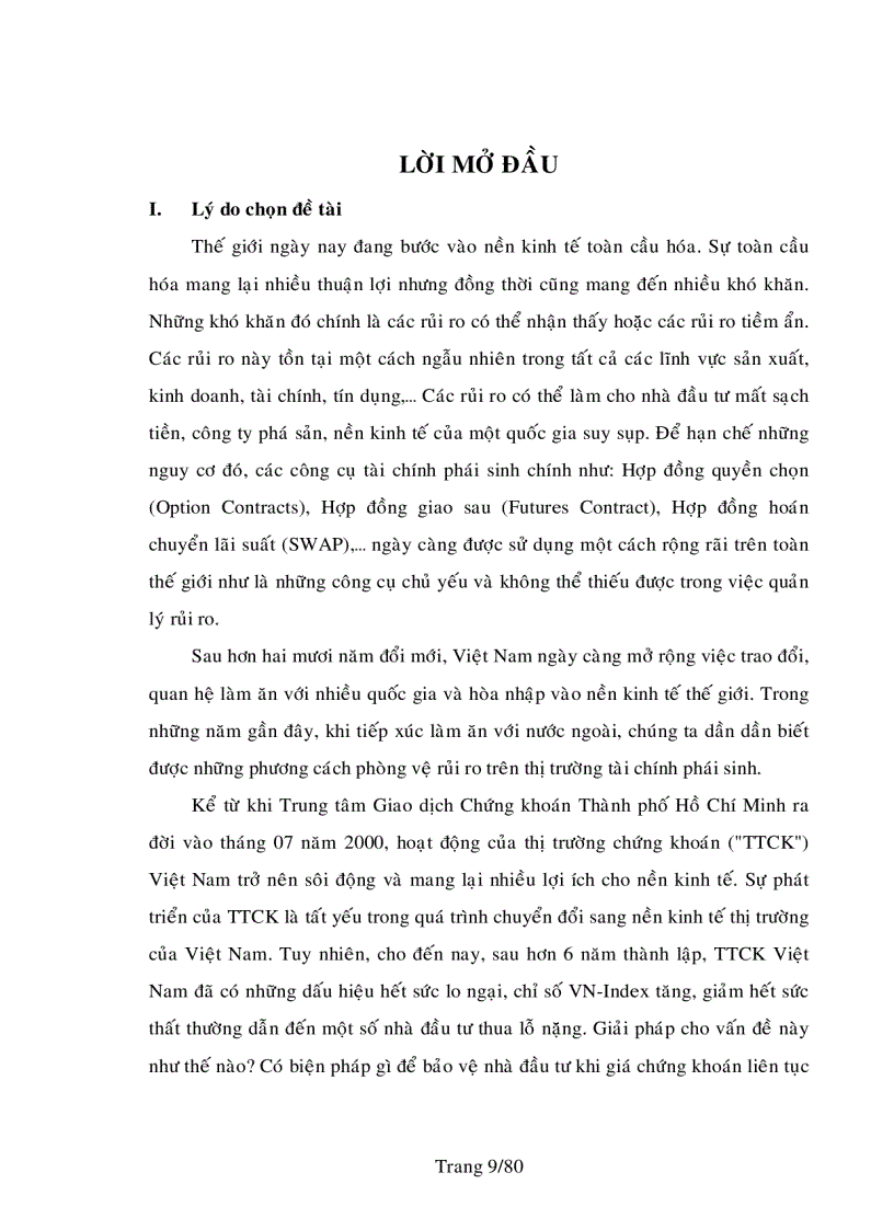 image for page Quyền chọn chứng khoán và việc áp dụng quyền chọn chứng khoán vào thị trường chứng khoán Việt Nam