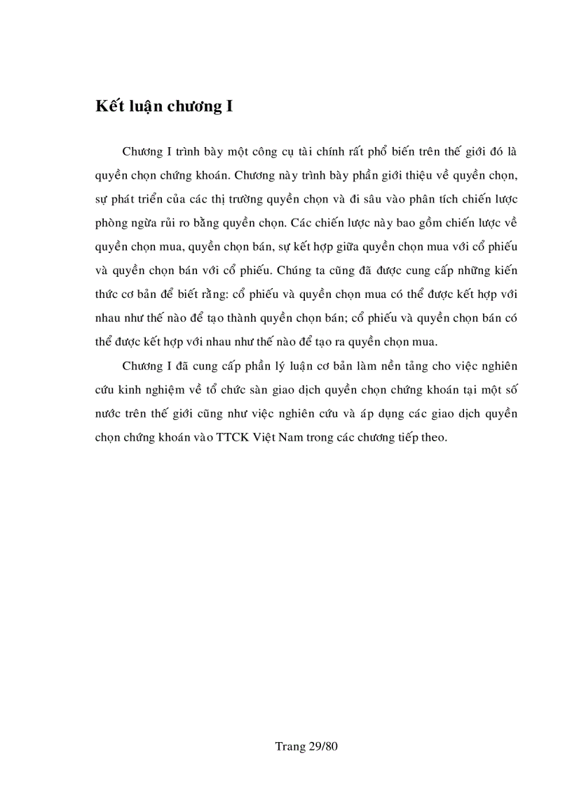 image for page Quyền chọn chứng khoán và việc áp dụng quyền chọn chứng khoán vào thị trường chứng khoán Việt Nam