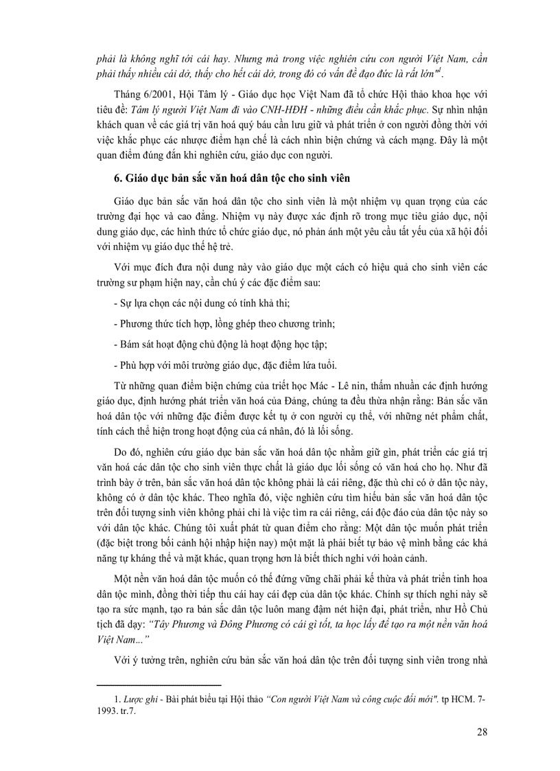 image for page Giáo dục bản sắc văn hóa dân tộc cho sinh viên sư phạm